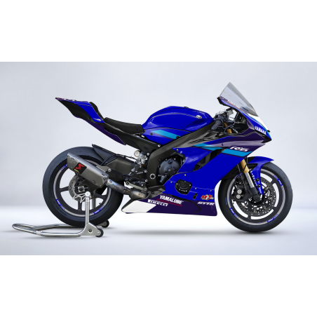 Kit déco personnalisable carénage racing Yamaha R6 2008/16 conversion 2017