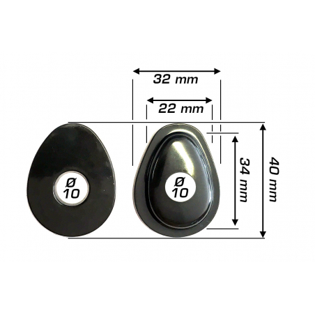 Yamaha ISY3 indicator spacers / base plates - 1
