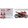 Kit déco personnalisable  CBR1000RR carénage + selle +réservoir + sous carénage