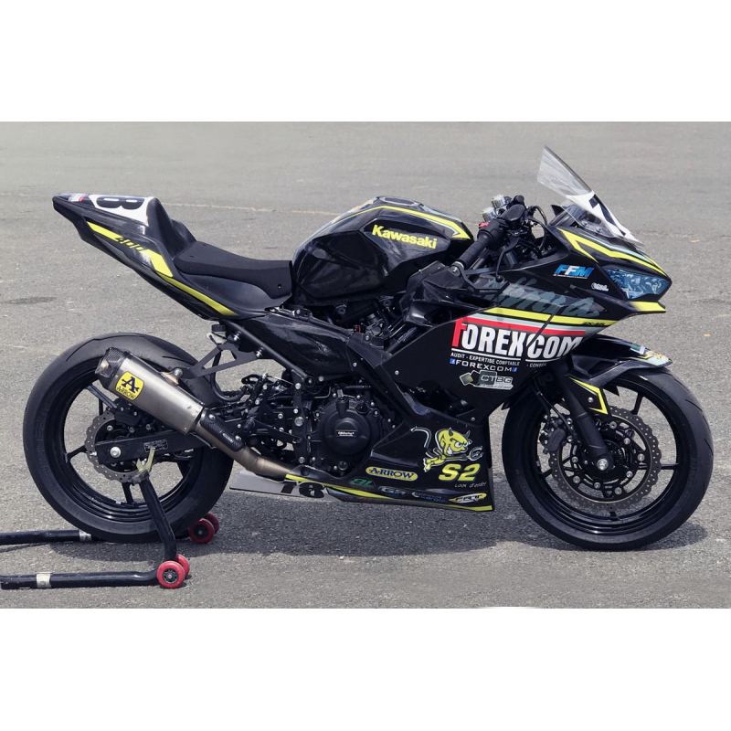 Kawasaki Ninja 400 Custom racing decals set