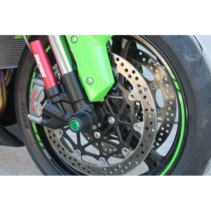 Kawasaki ZX10R fork protection pads