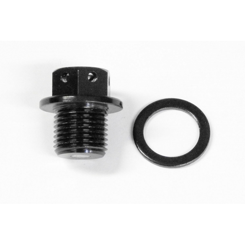 Black magnetic Oil plug diameter 14 thread pitch 125 for Suzuki