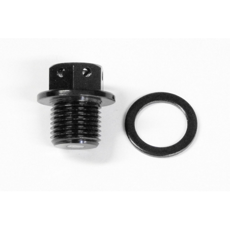 Black magnetic Oil plug diameter 14 thread pitch 125 for Suzuki - 1