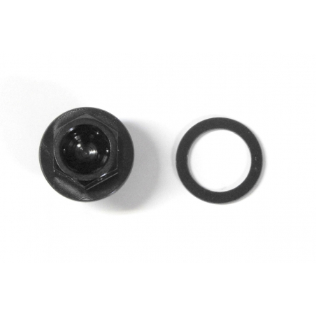 Black magnetic Oil plug diameter 14 thread pitch 150 for Yamaha - 3