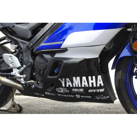 Bas de carénage / Sabot moteur racing Yamaha R3 2019 - 4
