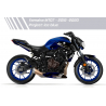 2019 ICE BLUE Yamaha MT07 Decals set