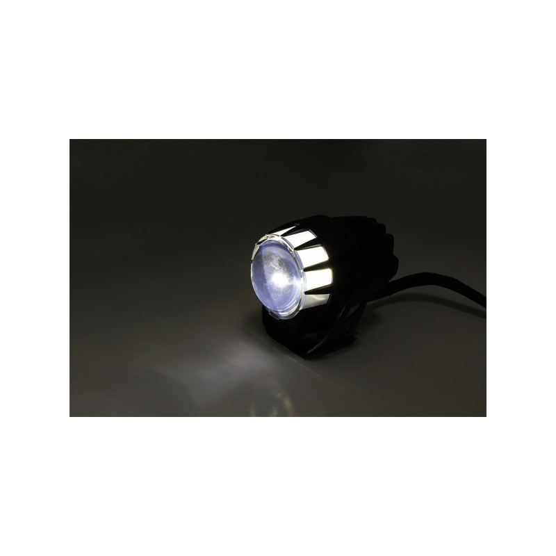 HIGHSIDER LED headlight DUAL-STREAM -  black  'E'-approved