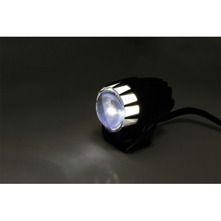 HIGHSIDER LED headlight DUAL-STREAM -  black  'E'-approved - 5