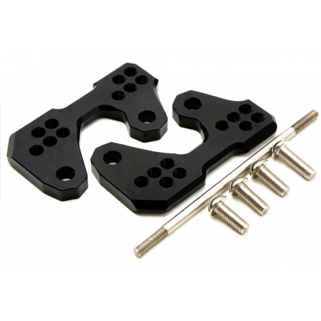 Footrest rearset riser plates kit for Yamaha  R3 (2014 →) - 1