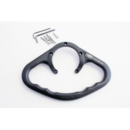 Poignée passager A-Sider 'Black Edition' sur réservoir pour Ducati / MV Agusta / Cagiva - 2