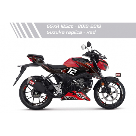 SUZUKI GSX-S125 suzuka Replica decals set - 3