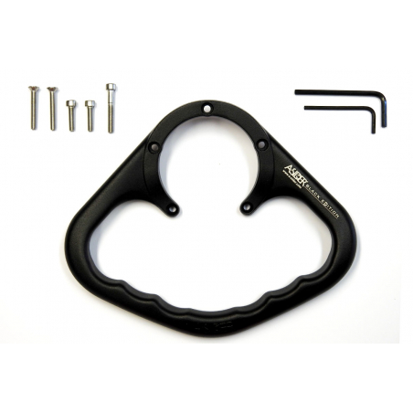 Poignée passager A-Sider 'Black Edition'  sur réservoir pour motos SUZUKI a bouchon 5 vis - 2