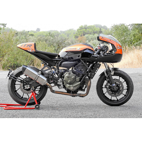Yamaha MT07 Racing Exhaust support bracket - 3