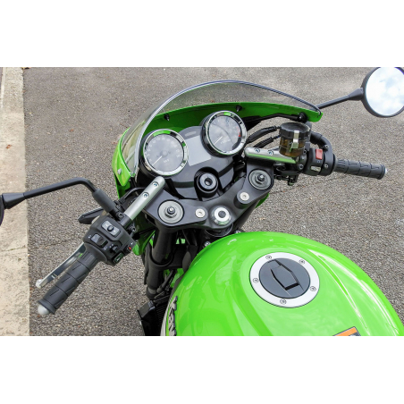 Paire de demi Guidons avec platines exclusives S2 CONCEPT pour Kawasaki Z900RS - 2