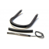 Vintage curved up frame loop with LED tail light strip - 1
