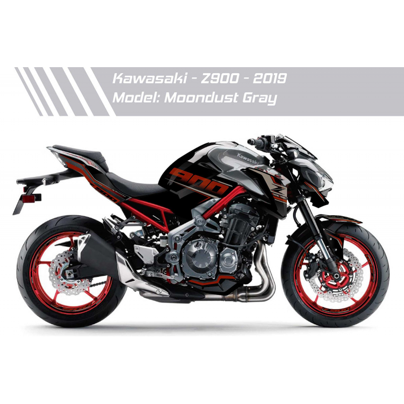 Kawasaki Z900 Series Special Edition decals set