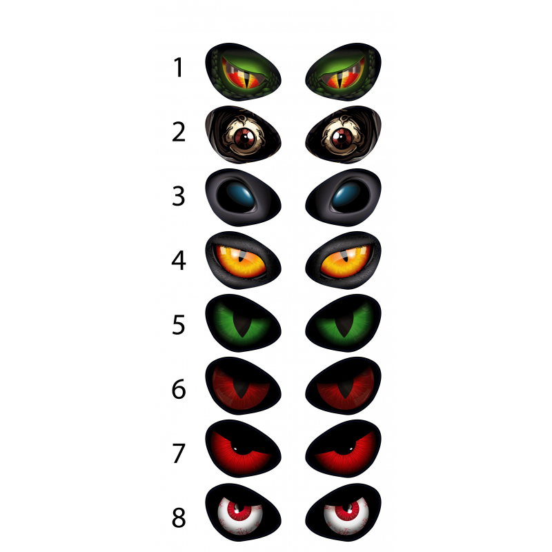 Stickers Phare de carénage piste pour Triumph Street Triple 765 à partir de 2017