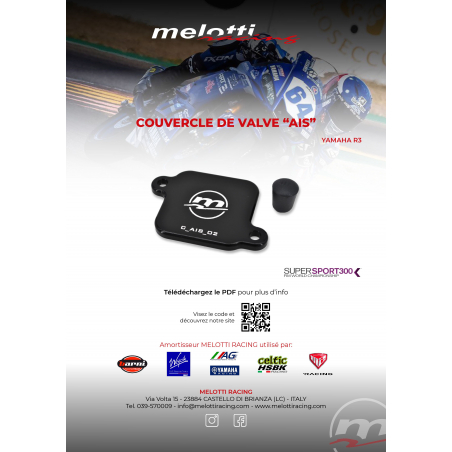 COUVERCLE DE SOUPAPE R1/R6 - 2