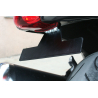 Suzuki HAYABUSA 1340 black aluminium Specific License plate support  - 1