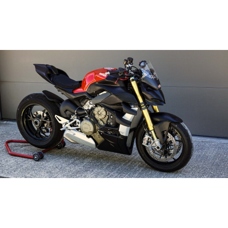 DUCATI STREETFIGTER V4 2020-21 Fiberglass Racing Fuel Tank Cover for Motorcycle Competition
