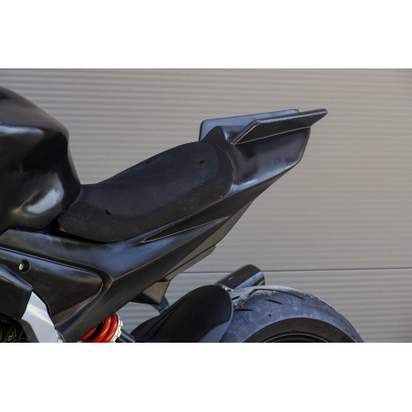 Housse De Siège Passager Solo Pour Moto Aprilia Tuono 660 / RS 660 / RSV4 - Aspect Fibre De Carbone, Plusieurs Couleurs - 12
