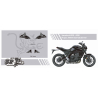 YAMAHA MT09 Iwata Decals set